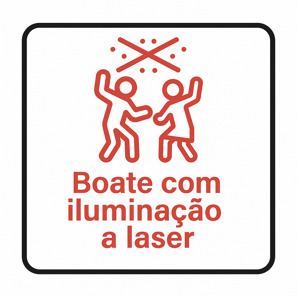 Boate com iluminacao a laser