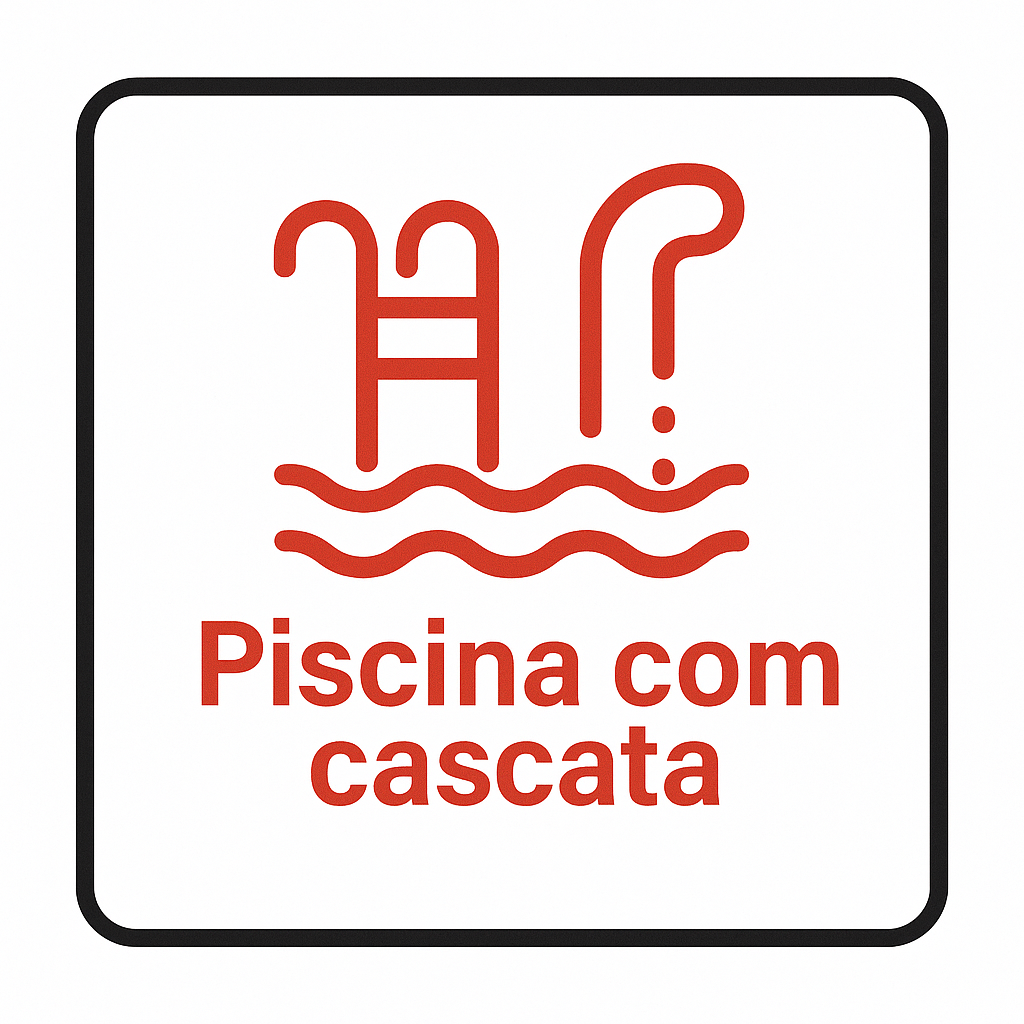 Piscina com Cascata