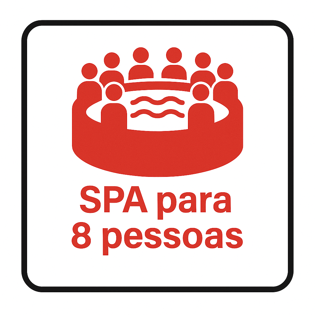 SPA para 8 pessoas